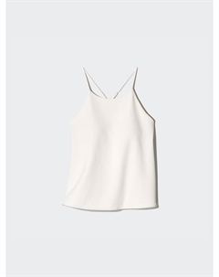 Топ с чашечками, цвет 01 белый Uniqlo