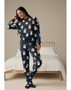 Пижамный комплект MATCHING FAMILY CHRISTMAS PENGUIN REGULAR FIT SET, синий Next