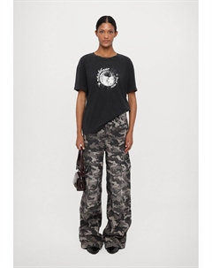 Футболка с принтом DISCO BOYFRIEND TEE, черный Rag & bone