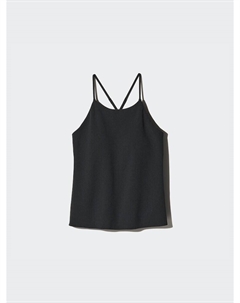 Топ с чашечками, цвет 09 черный Uniqlo