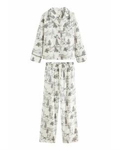 Пижамный комплект FAMILY MATCHBACK REGULAR FIT SET, бежевый Next