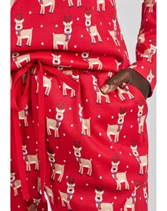 Пижамный комплект REINDEER PRINT SET MATERNITY REGULAR FIT, красный Jojo maman bébé