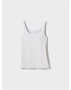 Топ на бретелях с чашечками airism, серый Uniqlo