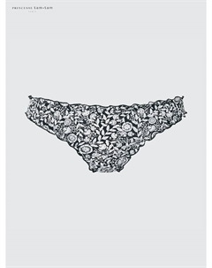 Трусы с рюшами, темно-серый Uniqlo