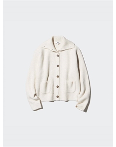 Кофта из трикотажной пряжи, белый Uniqlo