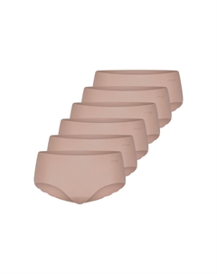 Короткие трусы, упаковка из 6 шт ZERO Microfibre 20, цвет Cameo Braun Sloggi