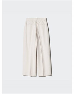 Широкие брюки-чинос, цвет 51 зеленый Uniqlo