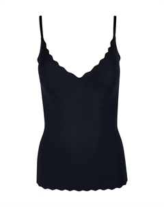 Женский жилет на тонких бретелях Micro Essentials из микрофибры, цвет 7665 Black Skiny