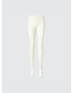 Ультра теплые леггинсы heattech, цвет 01 белый Uniqlo