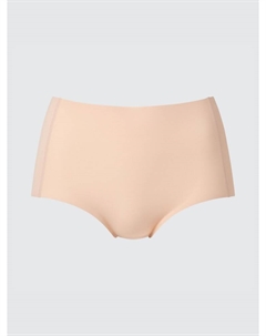 Бесшовные трусы Airism высокая посадка, цвет 31 бежевый Uniqlo