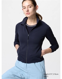Спортивная кофта на молнии, цвет 69 синий Uniqlo