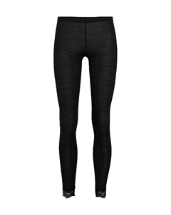 Брюки Silky Wool Joy Pants, длинные, с содержанием шелка, женские, цвет 996 Ws Schwarz Calida