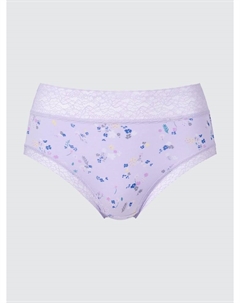 Трусики с высокой талией, фиолетовый Uniqlo