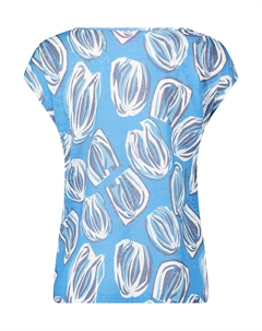 Рубашка с принтом и структурой, цвет Blue/ Dark-blue Betty barclay