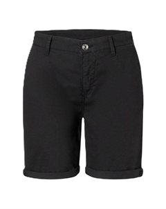 Шорты-чиносы, манжеты по низу, карманы с окантовкой, женские, цвет 090r Black Ppt L0 Mac