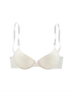 Регулируемый бюстгальтер пуш-ап с тонкими бретелями для женщин, кремовый S.oliver