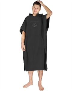 Мягкое пончо для ванны из микрофибры Nosara, черный Normani