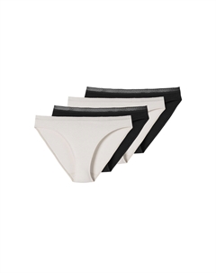 Трусы Rio, набор из 4 шт, хлопковое кружево, цвет Schwarz / Sand Schiesser