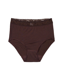 Трусики Sanja миди, из шерсти, женские, цвет 5865 Darkbrown Wo Sylvia speidel.