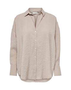 Блузка-рубашка, отложной воротник, женская, цвет 177927 Silver Min Only