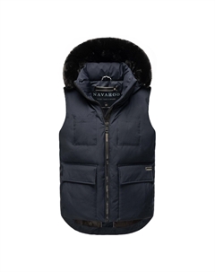 Стеганый жилет Коричный зайчик XIV, темно-синий Navahoo