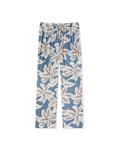 Пижамные штаны Mix + Relax, бежево-синий Schiesser