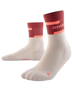 Женские компрессионные носки средней длины The Run, белый Cep