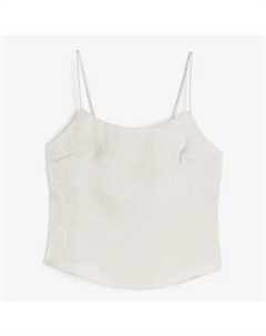 Топ Tie-detail Camisole, светло-серый H&m