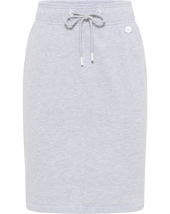 Юбка до колена, цвет Hellgrau Melange Dreimaster