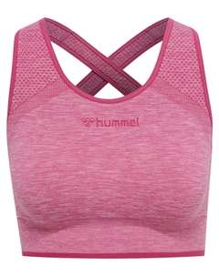 Топ Sportoberteil Hmlmt Una Seamless Sports, цвет AZALEA PINK MELANGE Hummel