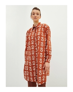 Туника - Коричневый - Oversize, коричневый Lc waikiki