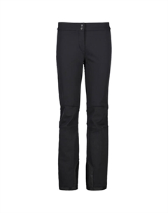 Женские Лыжные брюки с гетрами, черный Cmp