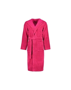 Халаты унисекс с капюшоном Lynn cranberry - 3770, розовый Vossen