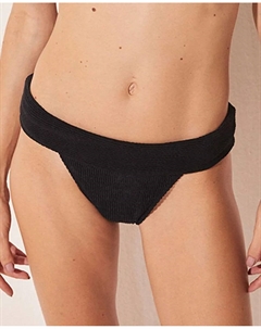 Простые бразильские плавки бикини, черный Agua de coco