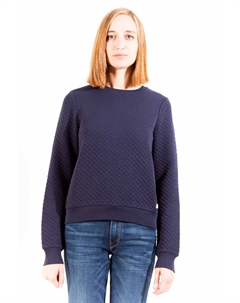 Синий хлопковый женский свитер Gant