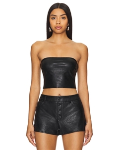 Топ-Труба из искусственной кожи, черный Commando