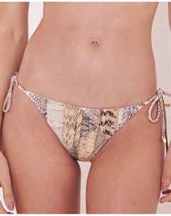 Плавки бикини с принтом и бантом, цвет Natural Agua de coco