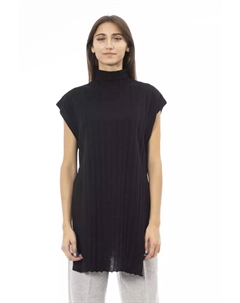 Черная шерстяная женская водолазка Alpha studio