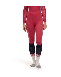 Брюки, длина 3/4, с содержанием шерсти, женские, цвет 8644 Red Falke