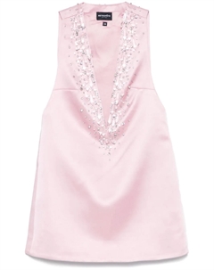 Retrofete платье мини с кристаллами, розовый