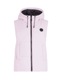 Стеганый жилет с капюшоном, цвет Viola Amber & june