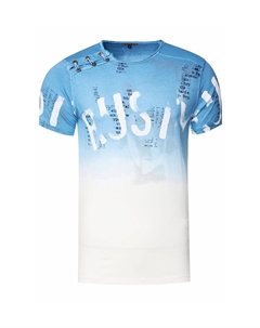 Футболка с переходом цвета, синий Rusty neal