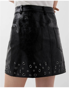 Короткая облегающая юбка, черный Scalpers