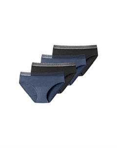 Трусики для месячных, набор из 4 шт Secret Care, цвет Schwarz / Flieder Schiesser