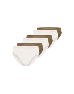 Набор из 6 модальных трусов Tai Briefs, цвет Khaki / Creme Schiesser
