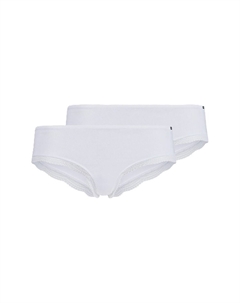 Трусики, 2 шт, кружевные, женские, белый Skiny