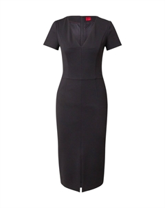 Платье футляр Sheath Dress, черный Hugo