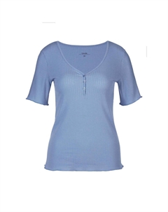 Женская рубашка с коротким рукавом, цвет Hydrangea Blue Calida