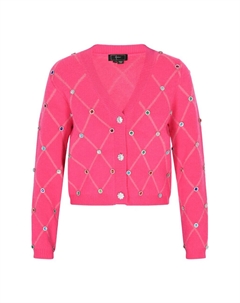 Вязаный кардиган Knit Cardigan, фуксия Faina