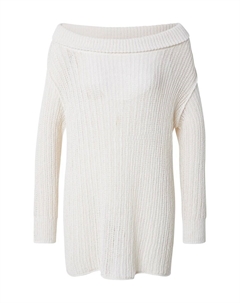 Тонкий вязаный свитер Sweater Lori, белый Weekday